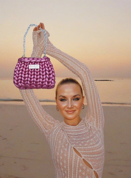 B A R B I E metallic bag